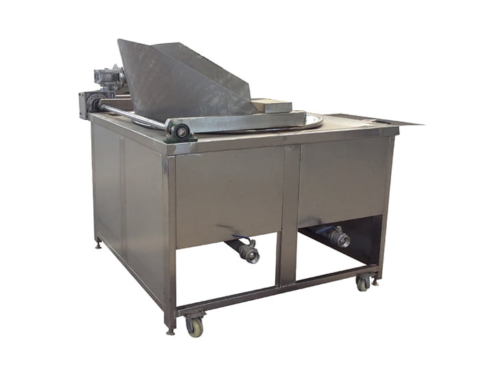 automatic discharging batch fryer for sale
